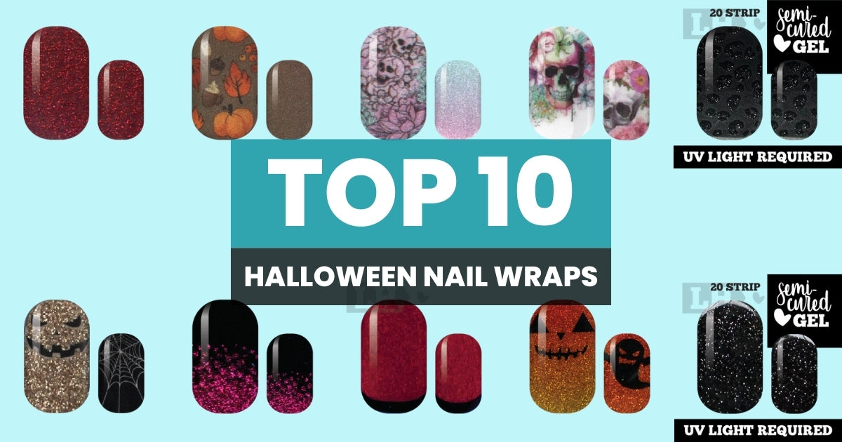 Spooktacular Styles: Top 10 Halloween Nail Wraps from Lovely Hello