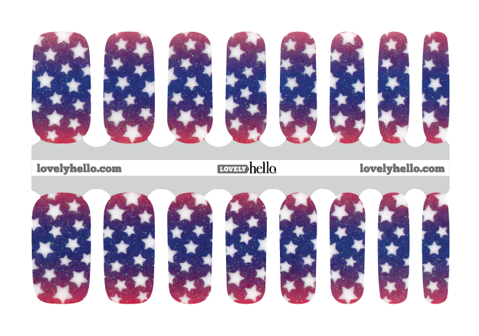 Summer Stars Nail Wraps