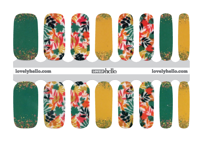 Tropical Glam Nail Wraps