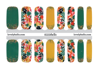 Tropical Glam Nail Wraps