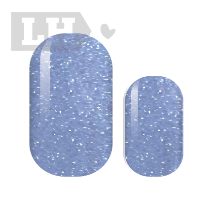 Crystal Blue Nail Wraps
