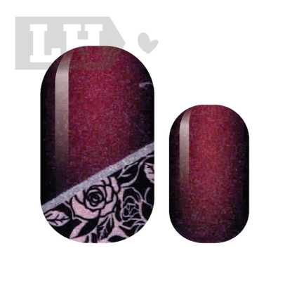 Burlesque Floral Nail Wraps