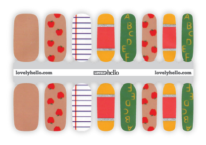 Classroom Ready Nail Wraps