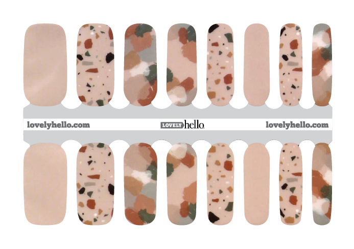 Café Dreams Nail Wraps