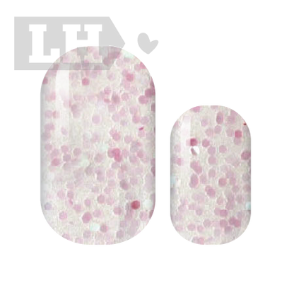 Charming Pink Pearl Nail Wrap