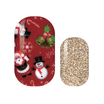 Frosty and Santa Nail Wraps