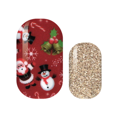 Frosty and Santa Nail Wraps