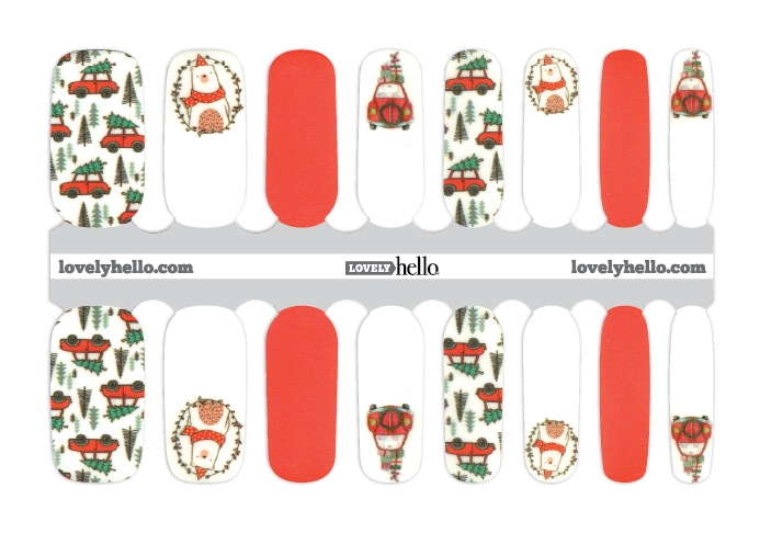 Tree Farm Memories Nail Wraps