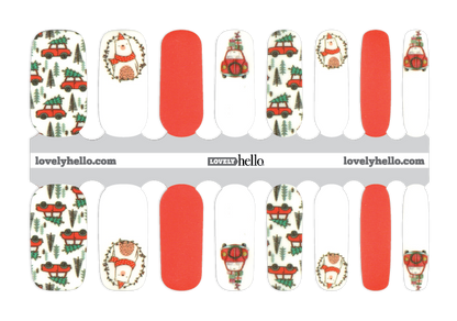 Tree Farm Memories Nail Wraps