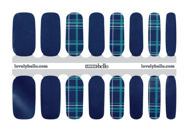 Plaid Charming Nail Wraps