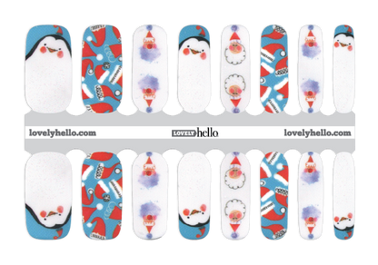 North Pole Helpers Nail Wraps