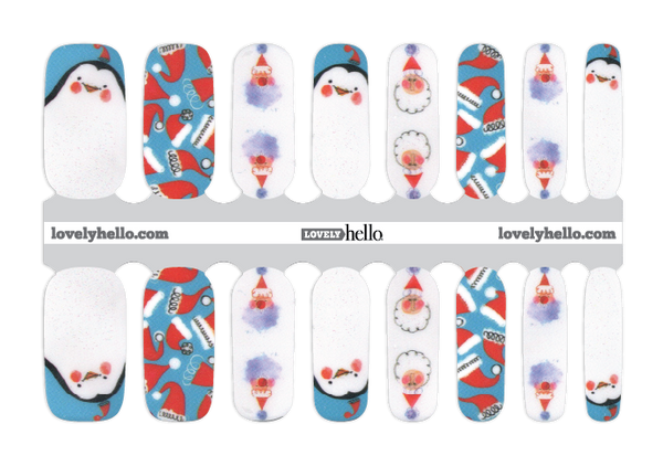 North Pole Helpers Nail Wraps