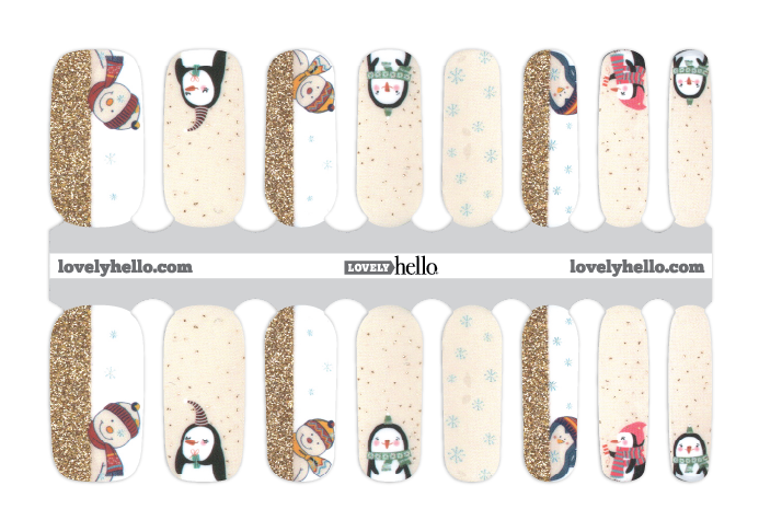 Penguin Chill Nail Wraps