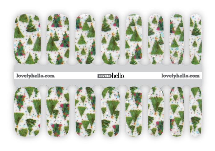 Holiday Forest Nail Wraps