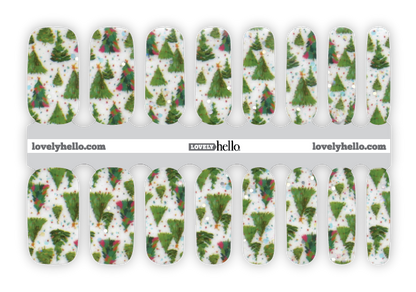 Holiday Forest Nail Wraps