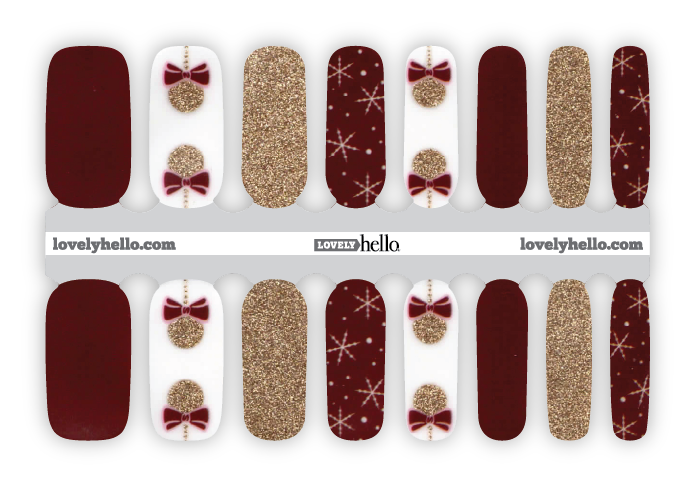 Holiday Glamour Nail Wraps