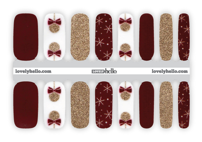 Holiday Glamour Nail Wraps