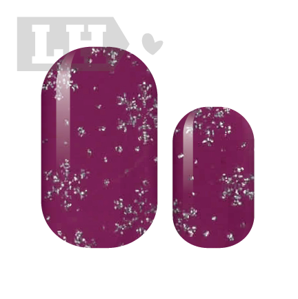 Plum Frost Nail Wraps