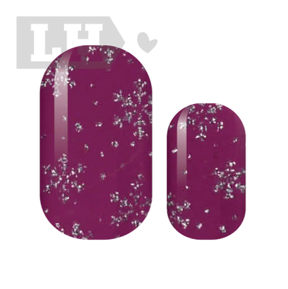 Plum Frost Nail Wraps