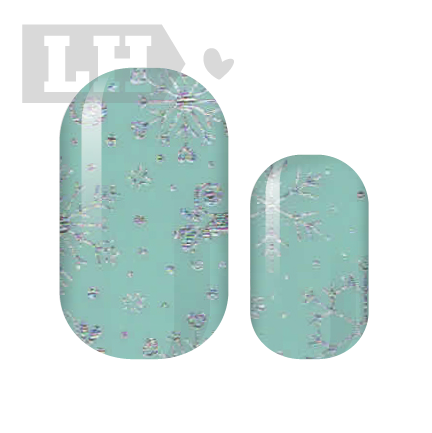 Seafoam Frost Nail Wraps