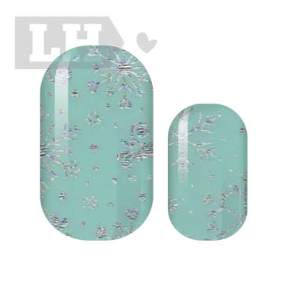 Seafoam Frost Nail Wraps