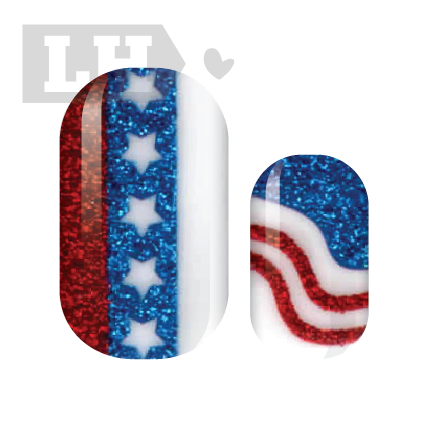 Star Spangled Nail Wraps