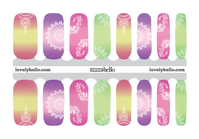 Henna Sunshine Nail Wraps