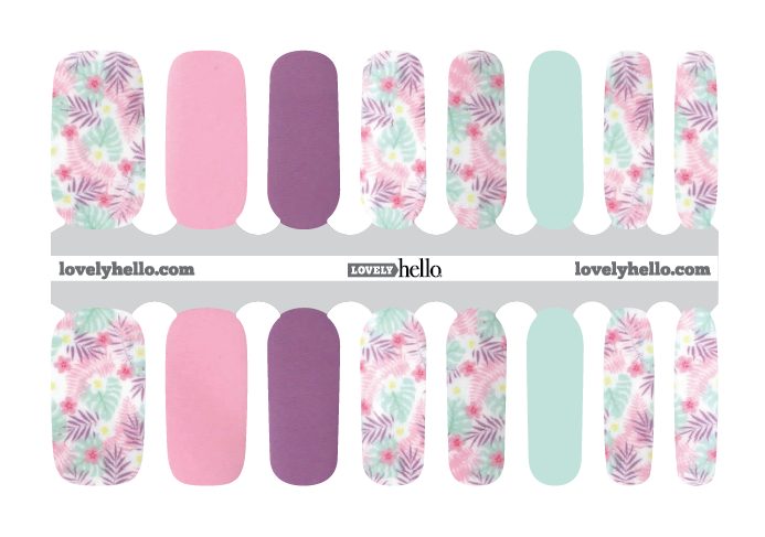 Sweet Tropics Nail Wrap