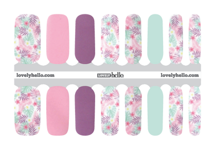 Sweet Tropics Nail Wrap