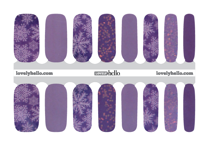 Lilac Frost Nail Wraps