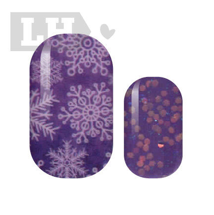 Lilac Frost Nail Wraps