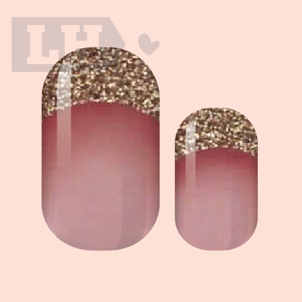 Demure French Nail Wraps