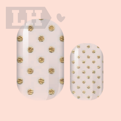 Gold Polka (Clear)