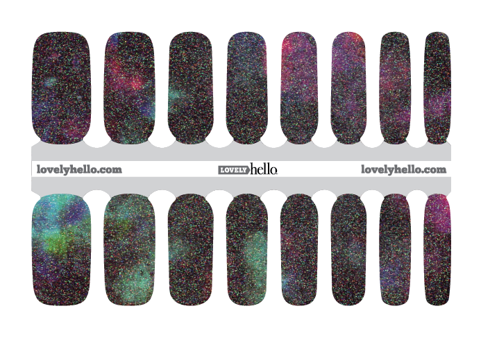 Glitter Bomb Nail Wraps