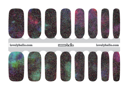 Glitter Bomb Nail Wraps