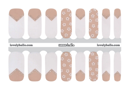 Bougie French Nail Wrap