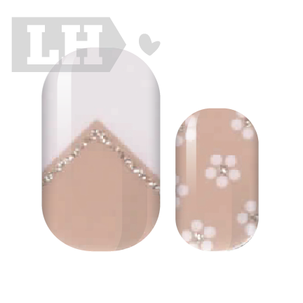 Bougie French Nail Wrap