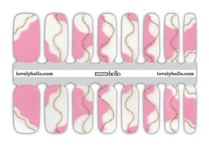 Charming Negative Space Nail Wraps