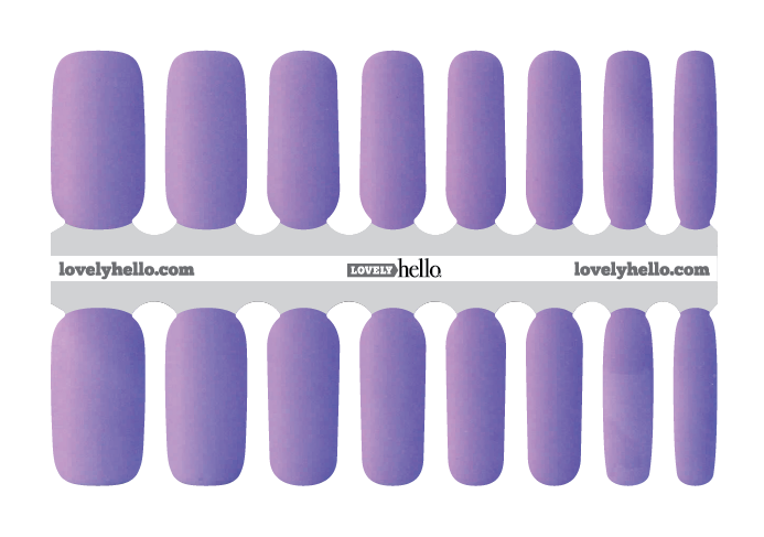 Purple Shimmer Nail Wraps