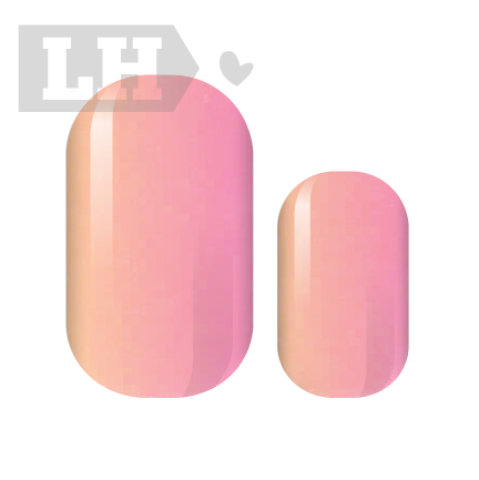 Peachy Shimmer Nail Wraps