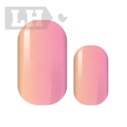 Peachy Shimmer Nail Wraps