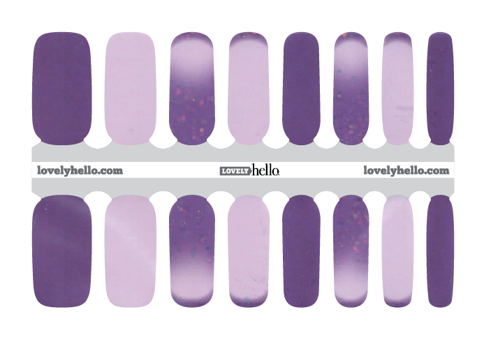 Plum Crazy Nail Wraps