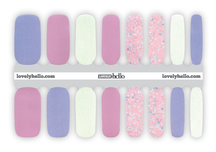 Cozy Pastels Nail Wraps