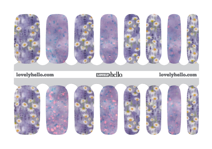 Enchanting Daisies Nail Wraps