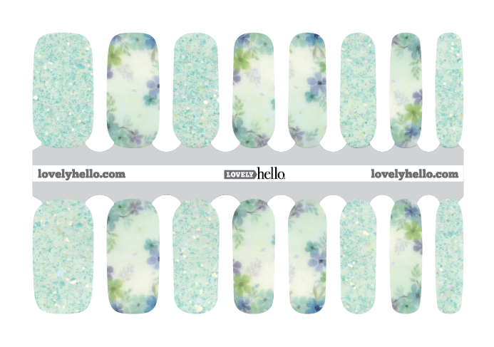 Fairy Blue Nail Wraps