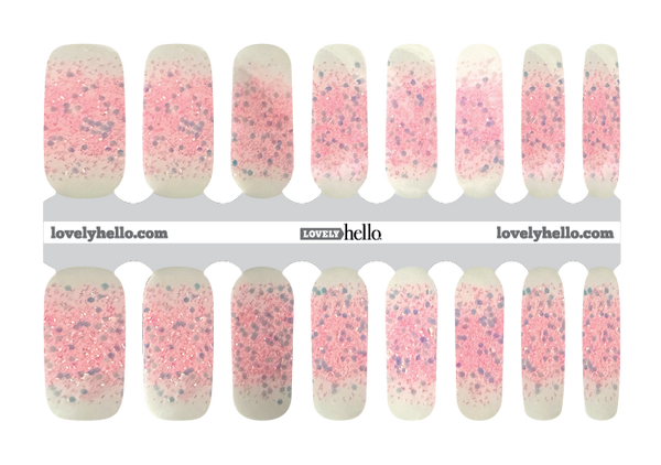 Fairy Pink Tipped Nail Wraps
