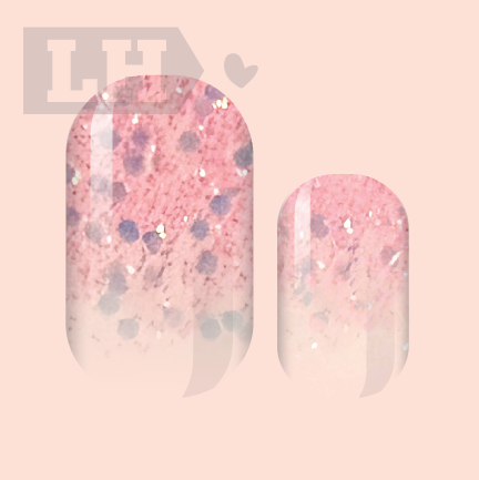 Fairy Pink Tipped Nail Wraps