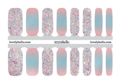 Pearl Pastel Sparkle Nail Wraps