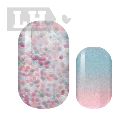 Pearl Pastel Sparkle Nail Wraps