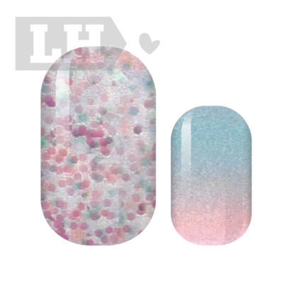 Pearl Pastel Sparkle Nail Wraps